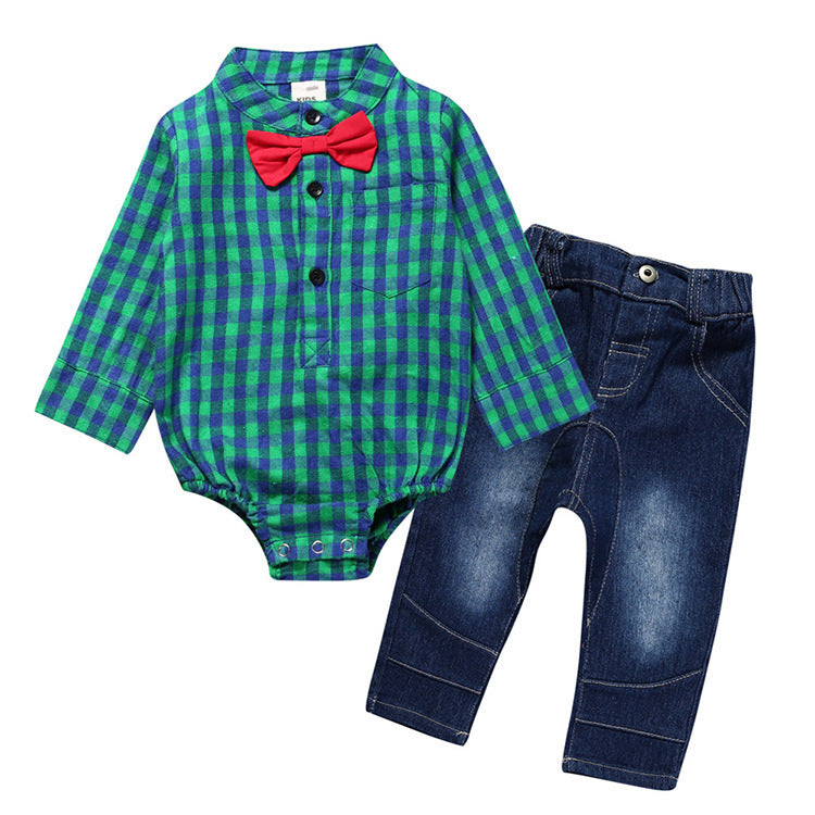 “The Hayden” Boys 2pc Denim Set