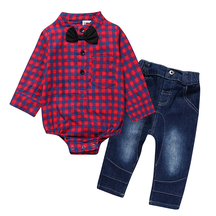 “The Hayden” Boys 2pc Denim Set
