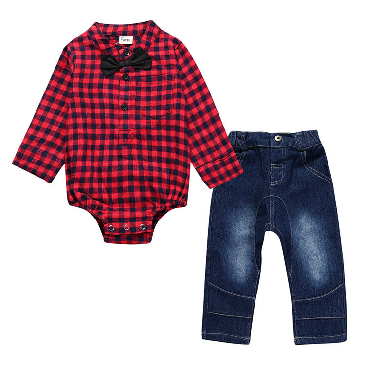 “The Hayden” Boys 2pc Denim Set
