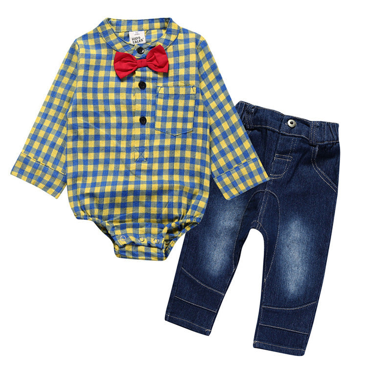 “The Hayden” Boys 2pc Denim Set