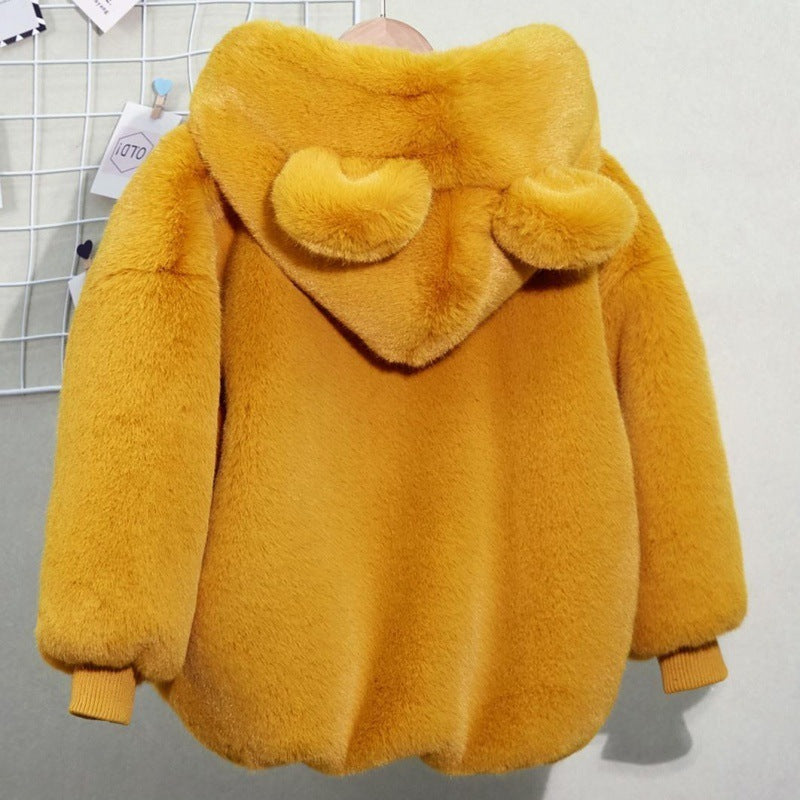 "McNichols" Kids plush Fur Coat