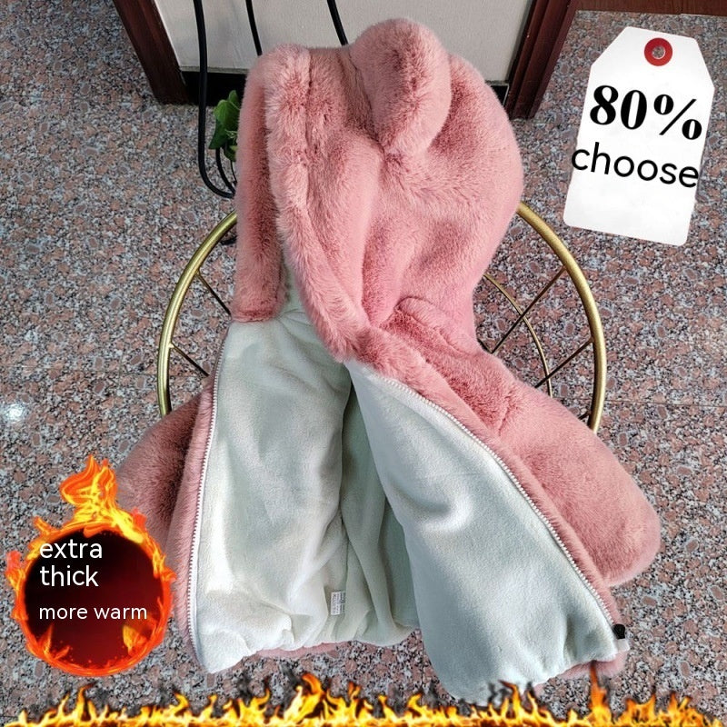 "McNichols" Kids plush Fur Coat