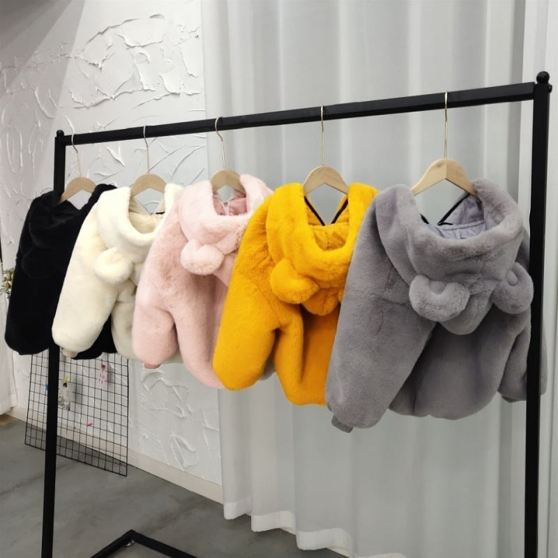"McNichols" Kids plush Fur Coat