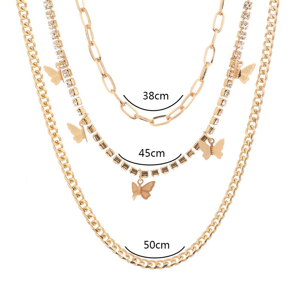 “Fly” Women’s Necklace/3 tier