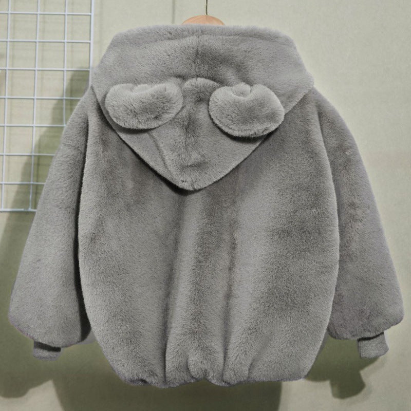 "McNichols" Kids plush Fur Coat