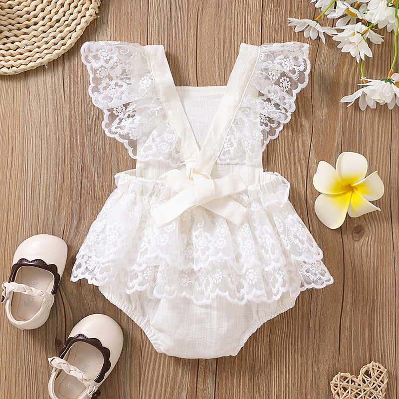 "Sweetie Pie" Baby Girls One Piece
