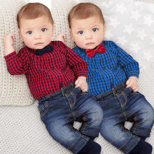 “The Hayden” Boys 2pc Denim Set