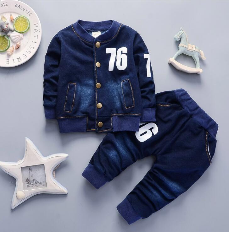 "Roberts" Baby Boy 2Pc Denim Set