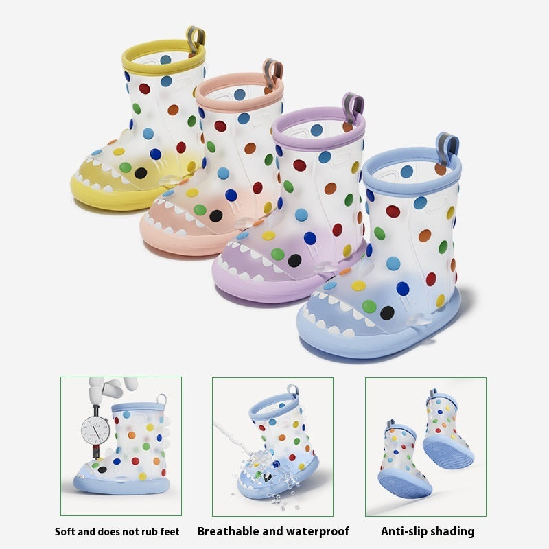 "Happy Feet" Girls Rain Boots