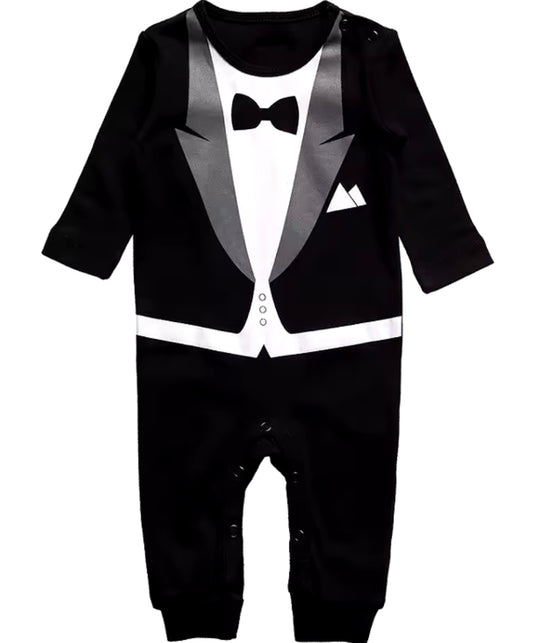 “Baby Tux” Boys Onsie