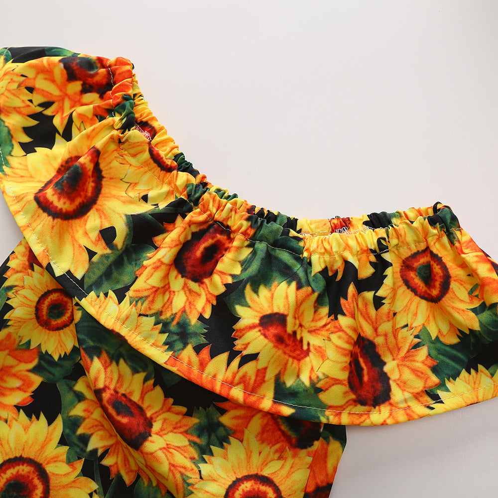 “Cold Daisy” Girls 2pc Pants Set