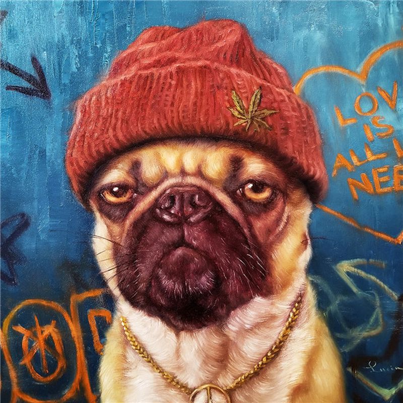 "What Up Dog" Poster Art Work