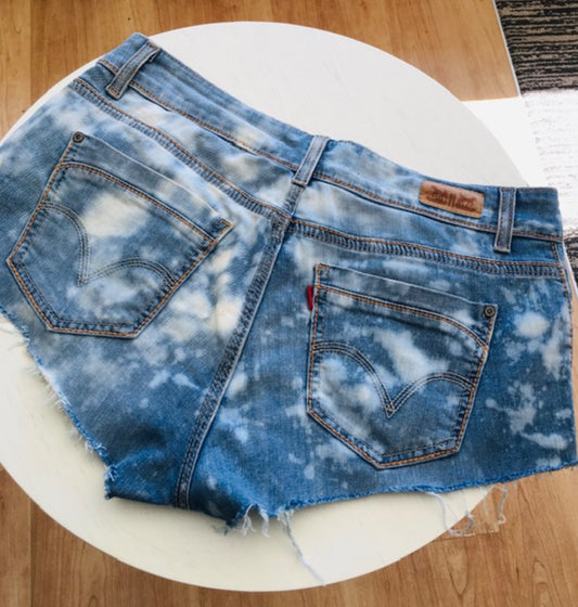 "$kye Hi" Denim Short Shorts (Custom)